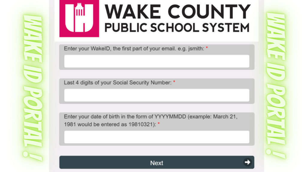 Wake ID Portal !