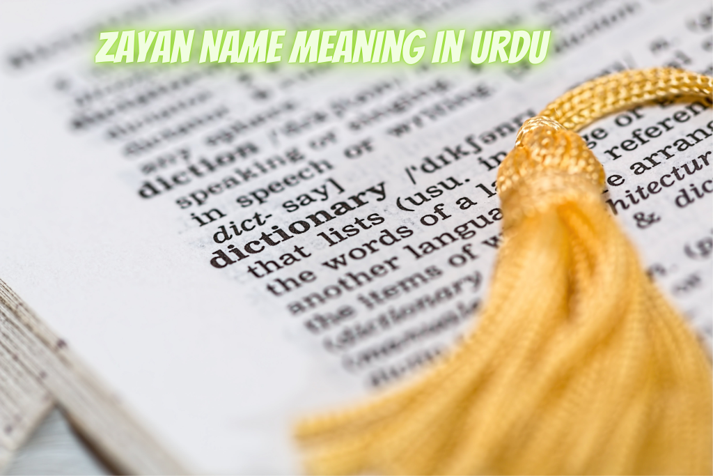 Zayan Name Meaning in Urdu