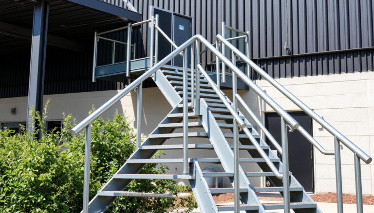 exterior metal stairs