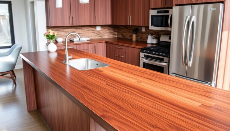 custom cherry countertop