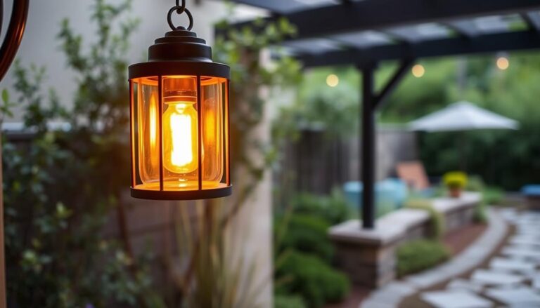 hanging exterior light