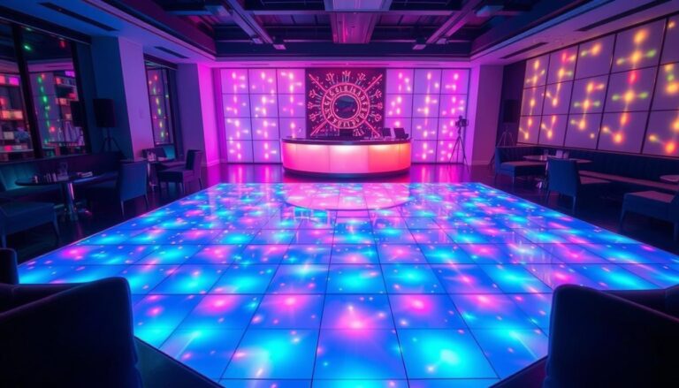 led dance floor